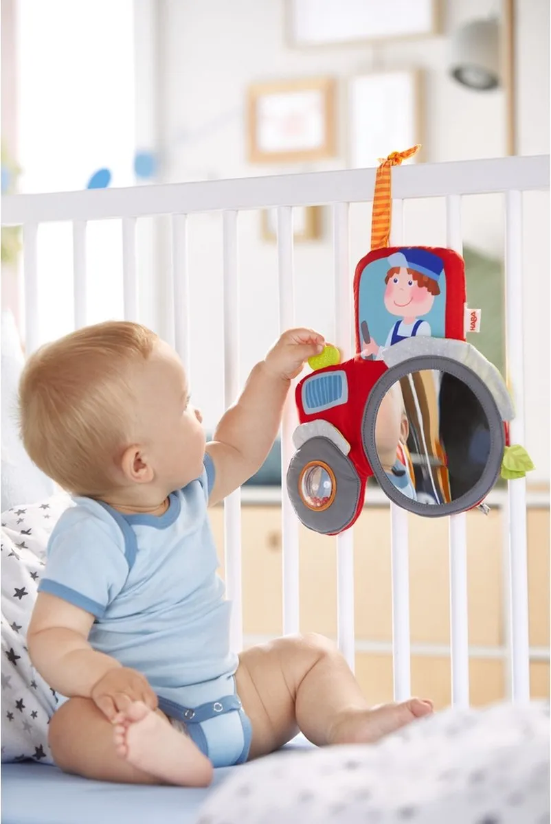 Haba Ontdekkersspeeltje Trekker 30cm - Rood