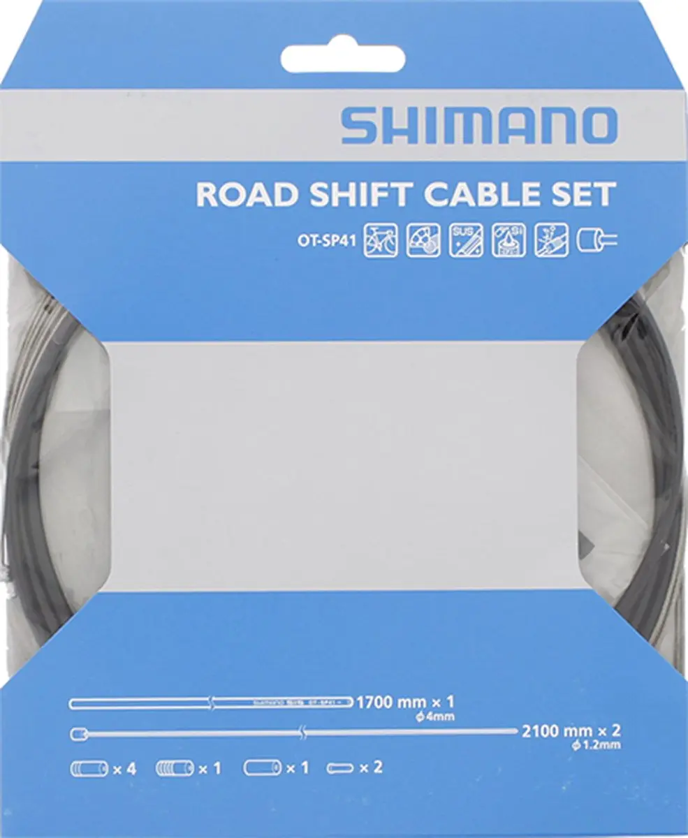 Shimano OT-SP41 Schakelkabelset - Racefiets - RVS - Zwart
