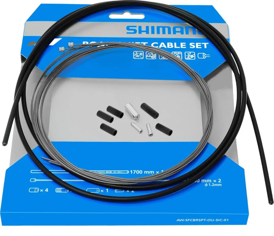 Shimano OT-SP41 Schakelkabelset - Racefiets - RVS - Zwart