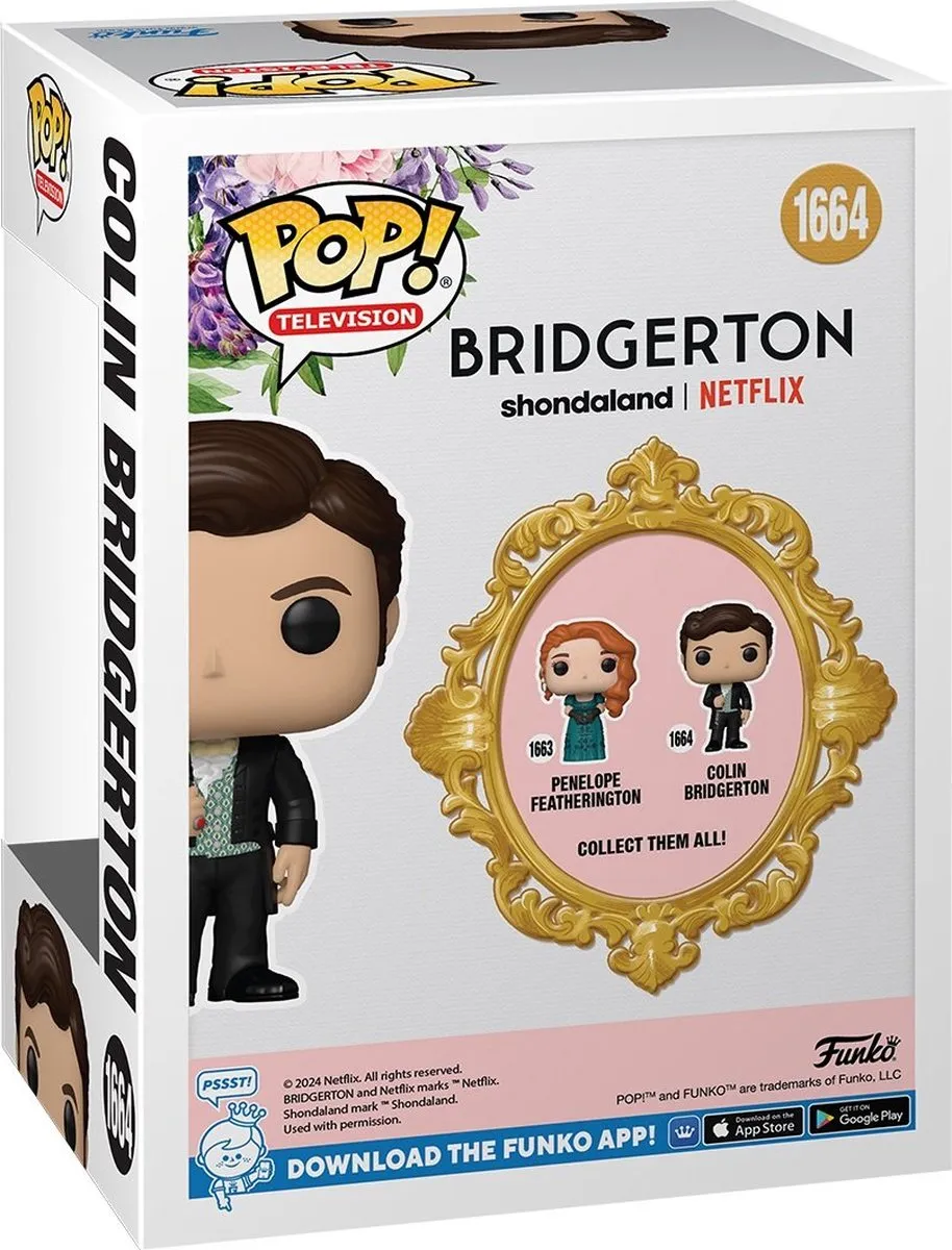 Funko Pop Television Bridgerton Colin Bridgerton #1664 - Multi