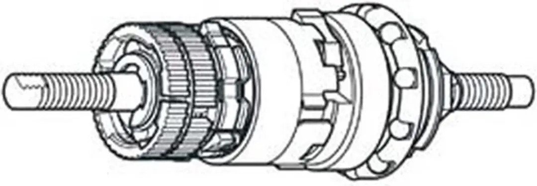 Shimano SG-3C40 Nexus 3V Remnaaf 175mm - Grijs