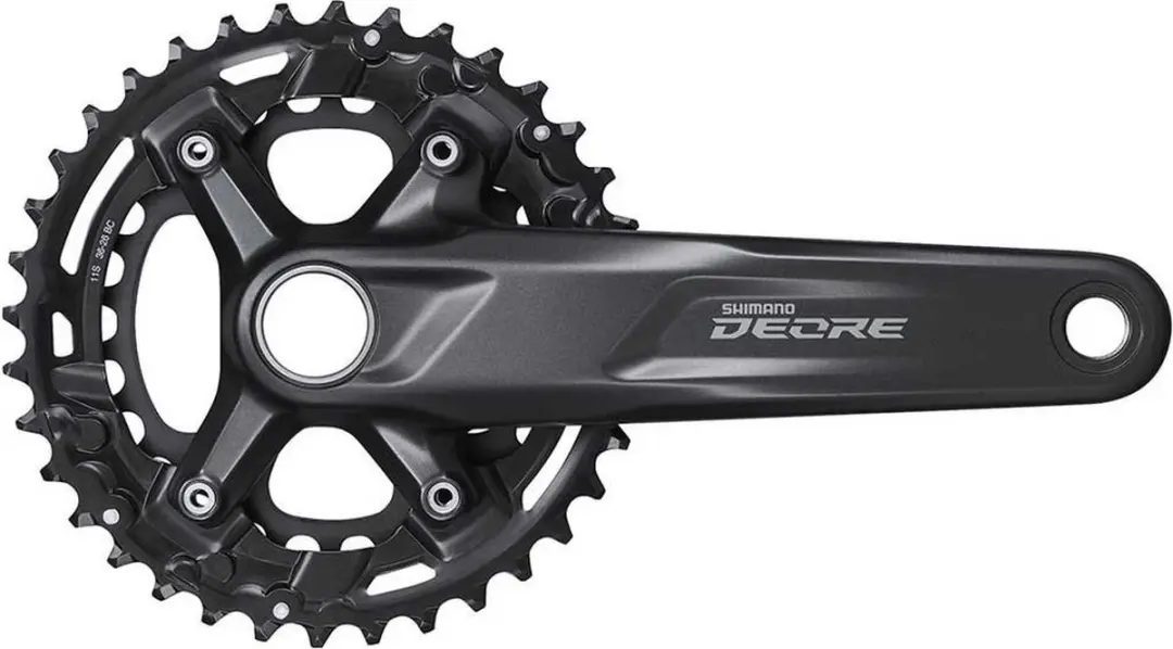 Shimano Deore M5100 Crankstel 36/26T 175mm - Zwart