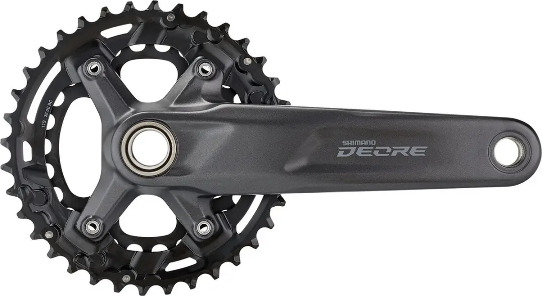 Shimano Deore M5100 Crankstel 36/26T 175mm - Zwart