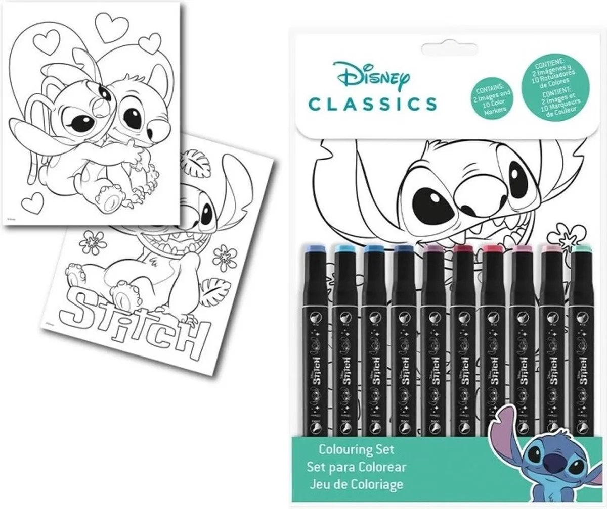 Disney Lilo & Stitch Kleuren op Nummer