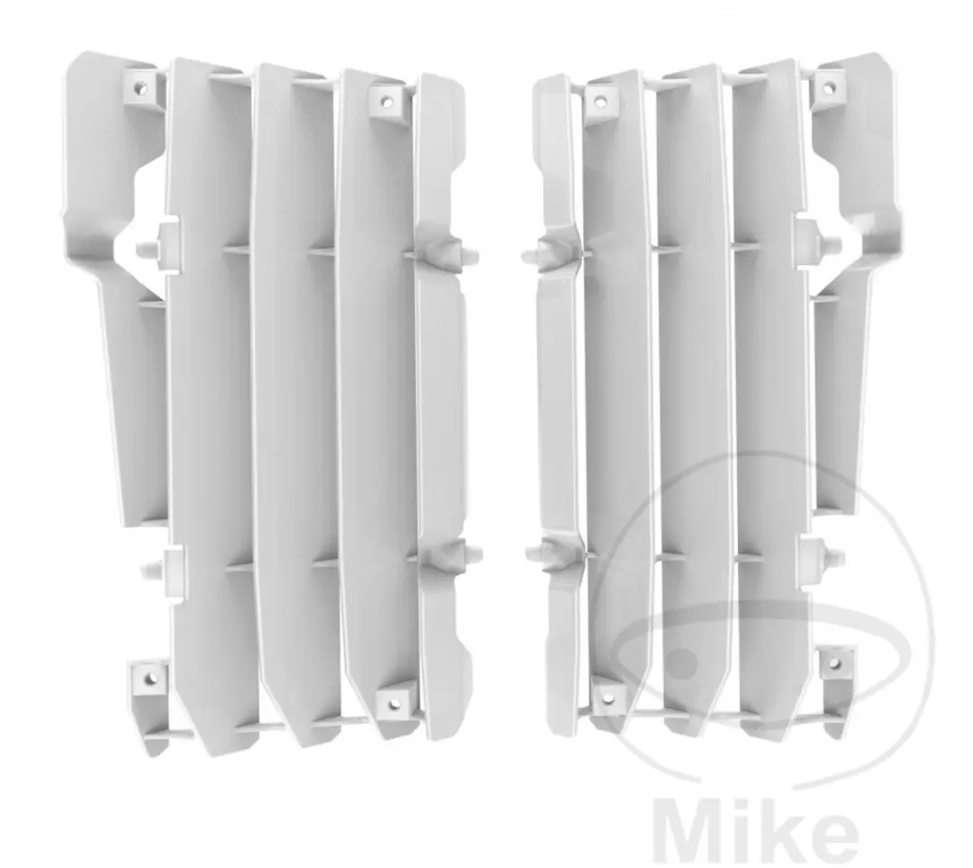 Grille protection radiateur blanc pour moto Beta 250 RR Enduro 2T 2013 à 2019