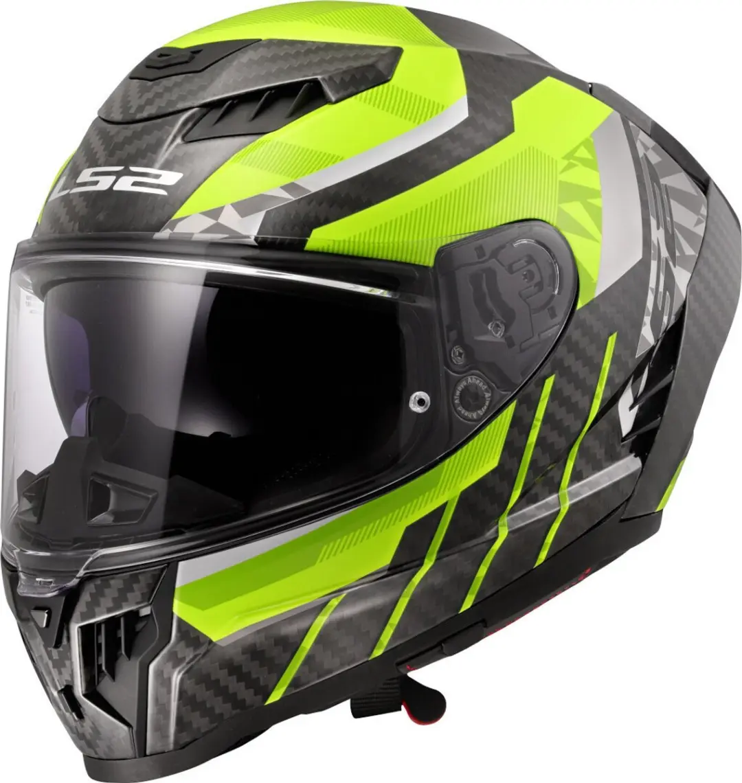 LS2 FF807 Dragon Trax H-Vis Integraalhelm