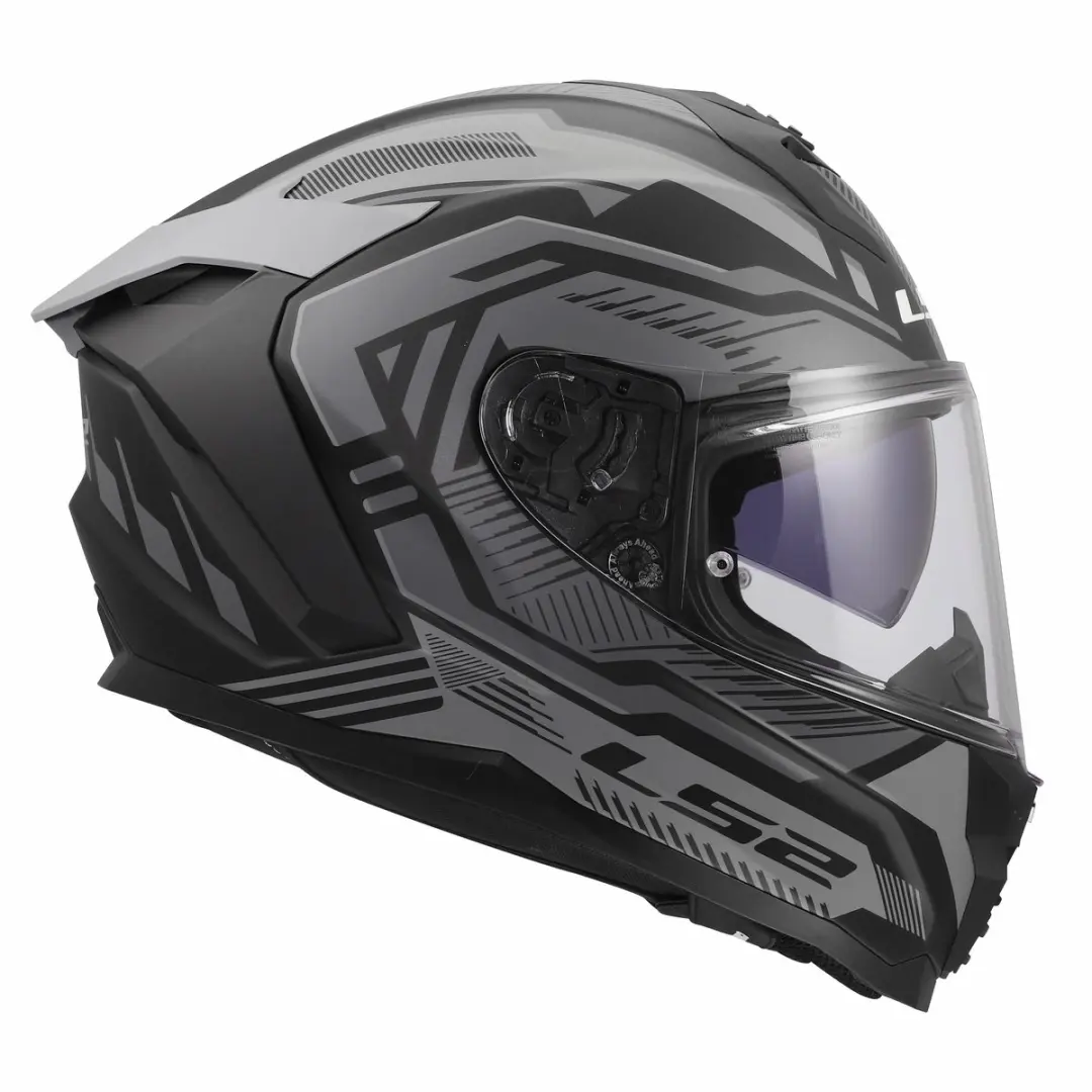 LS2 Challenger II FF817 Helm - XS Grijs