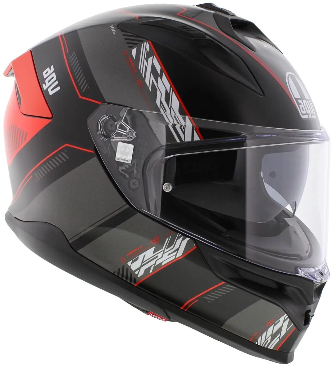 AGV K7 Kyber Zwart Rood Integraalhelm