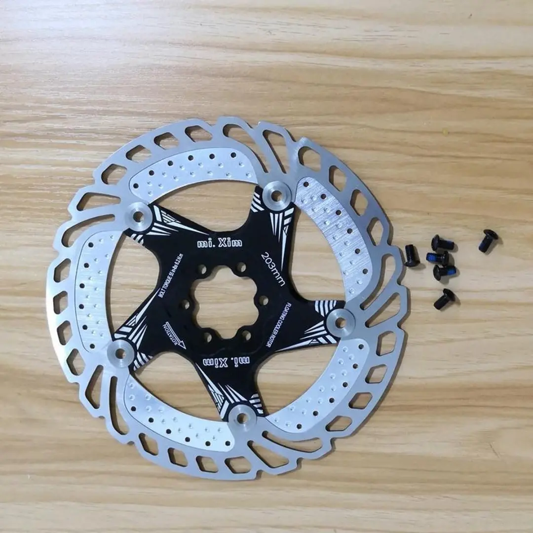 Elvedes Remschijf 140mm 6-Gaats - Zilver/Zwart Staal