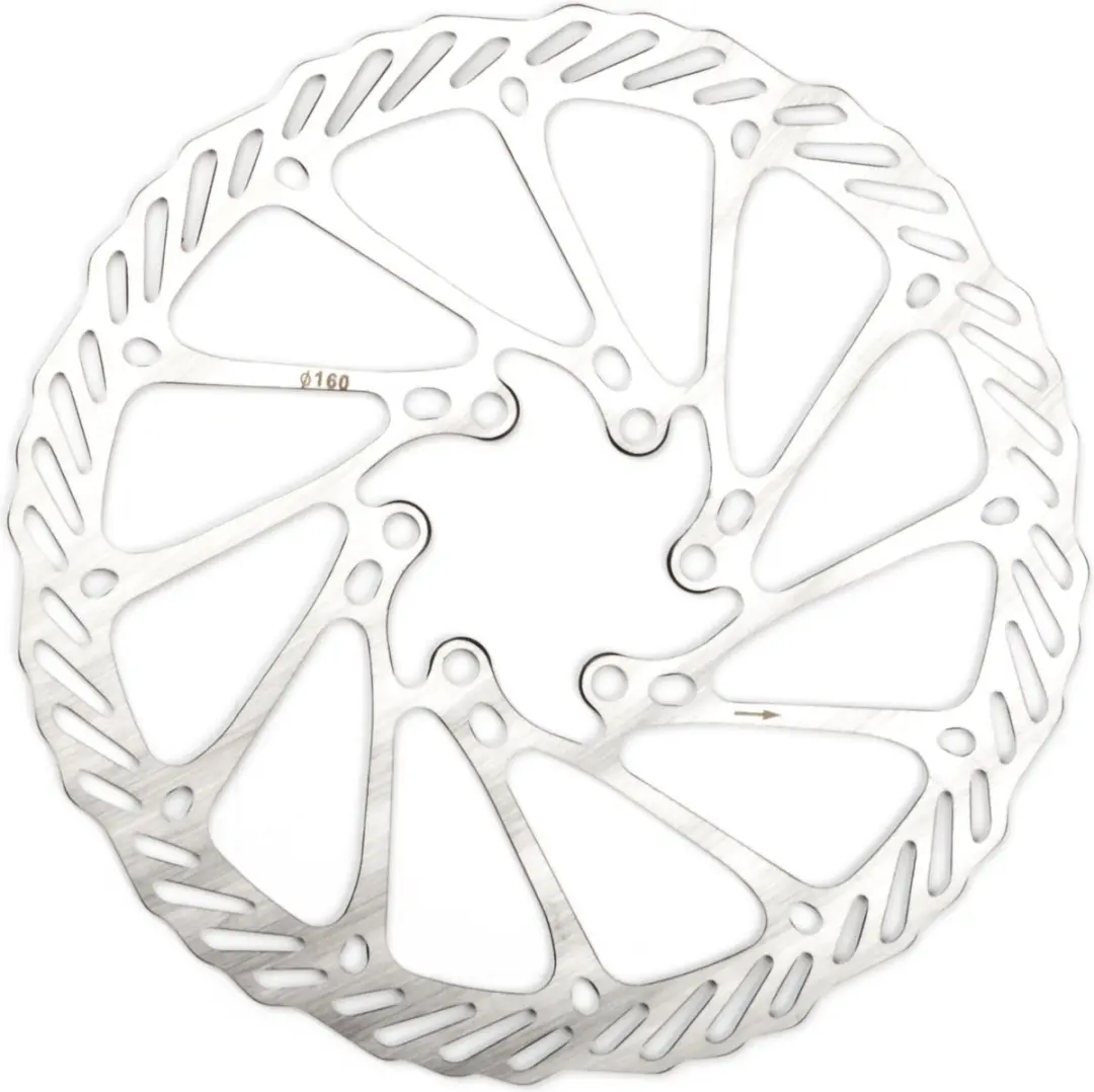 Fiets Remschijf Elvedes HP18 RVS Ø180mm met 6 remschijfboutjes