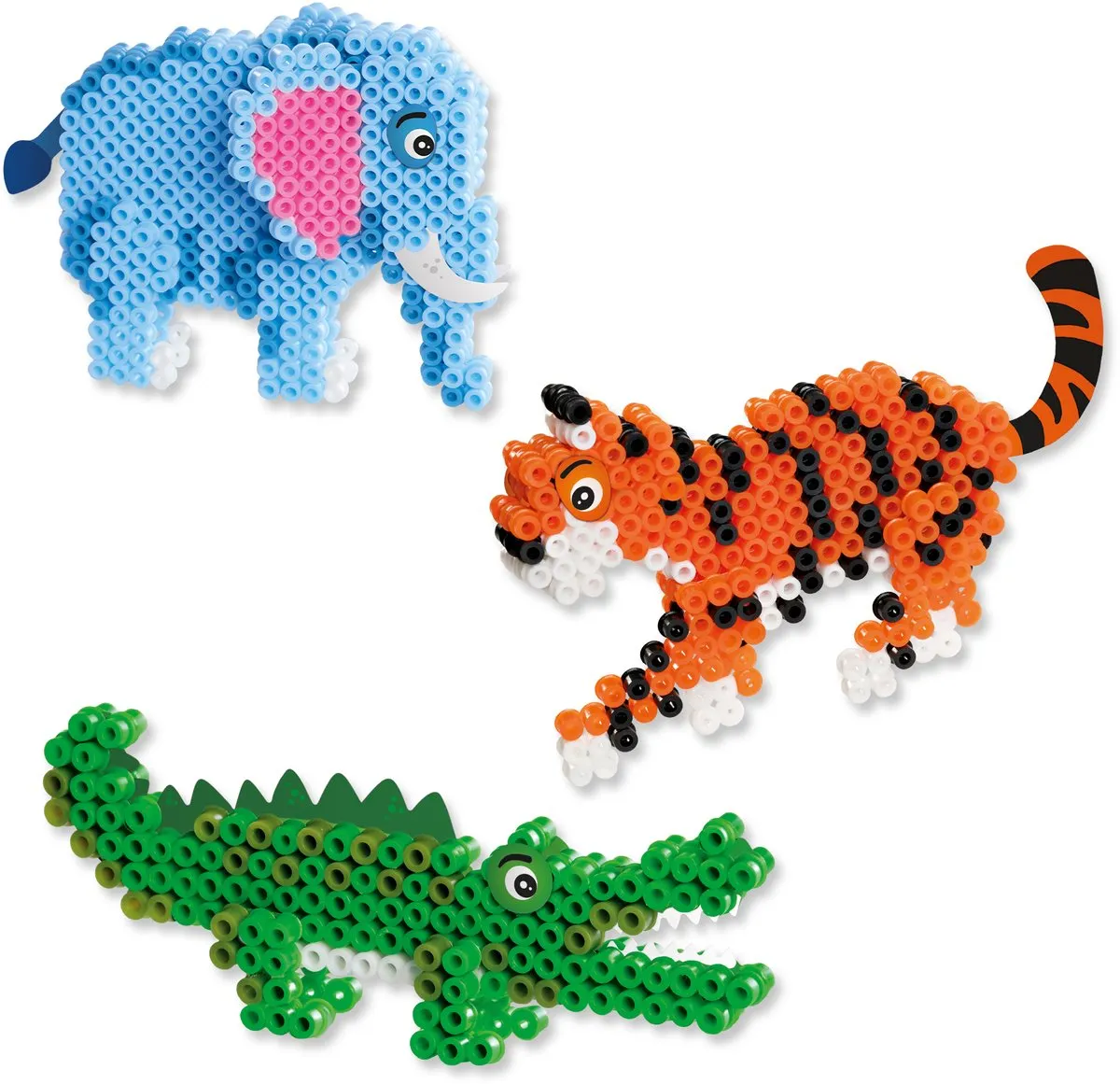 SES Creative Beedz 3D Safari Dieren Strijkkralen - 2000 Stuks