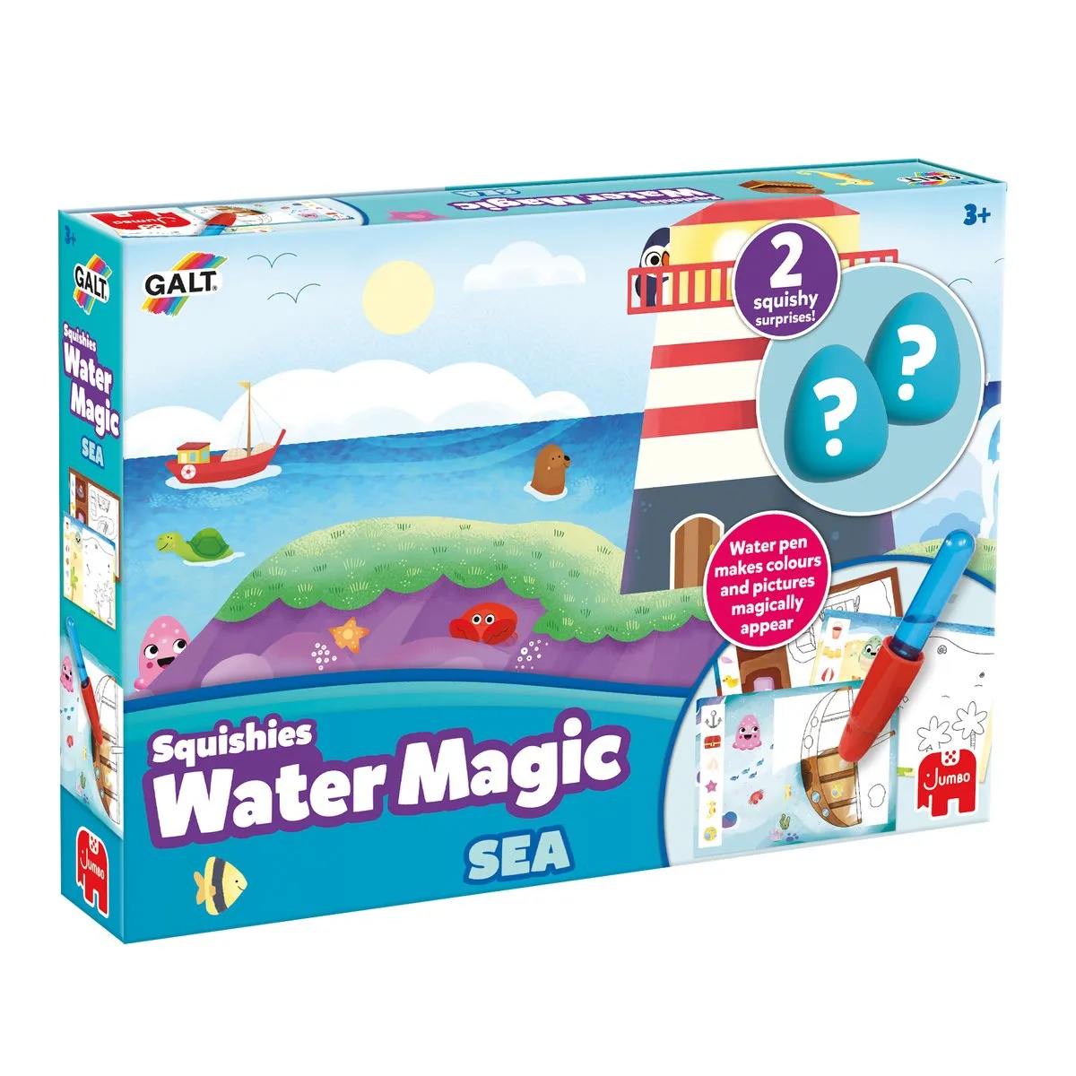 Jumbo Water Magic Squishies Zeedieren