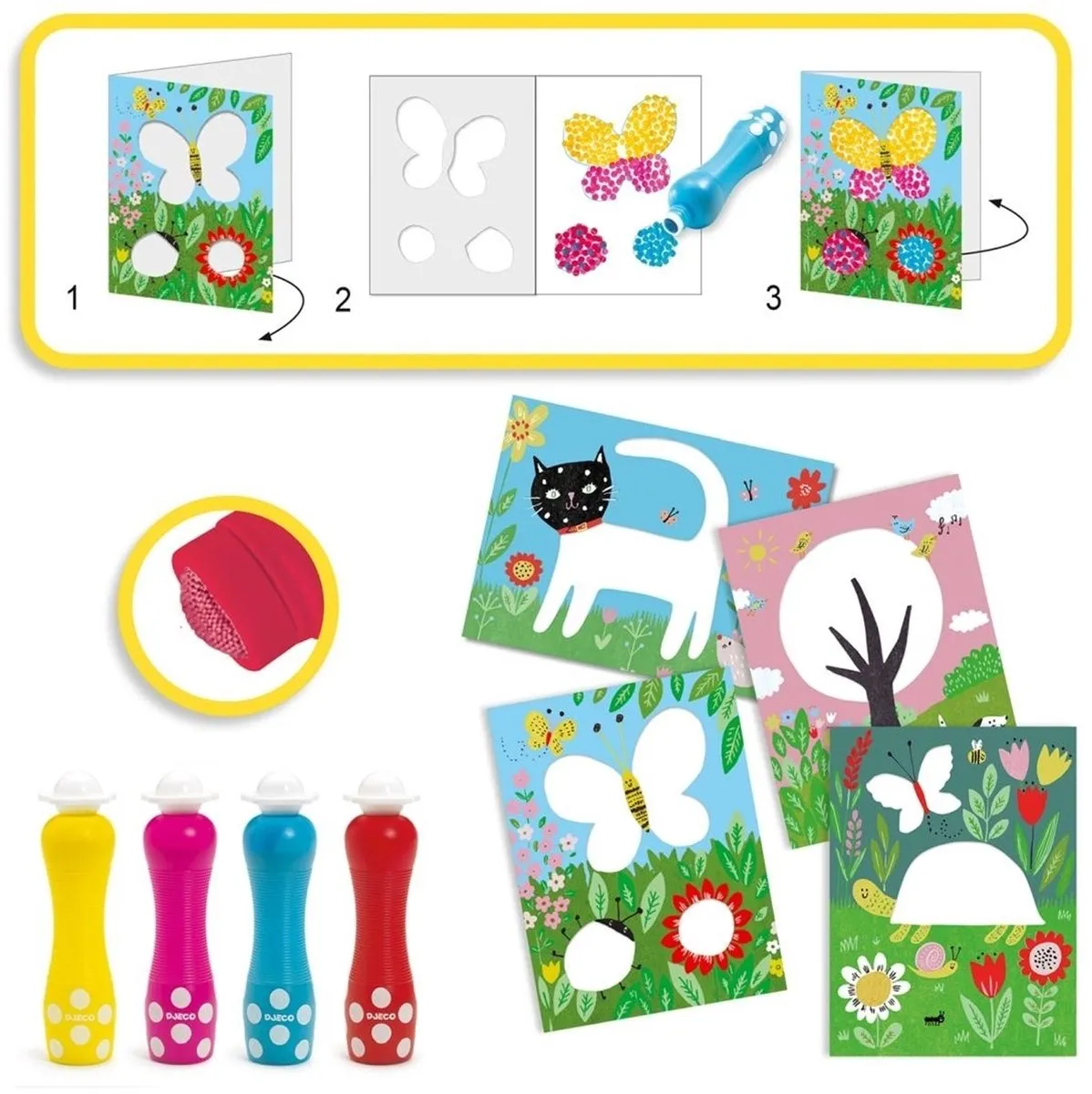 Djeco Small Dots Kleurset - Meerkleurig
