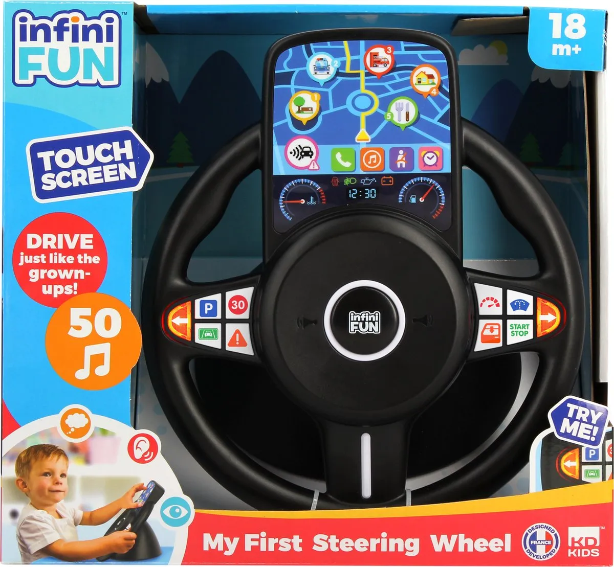 Jumbo InfiniFun Mijn Eerste Stuurwiel - Multicolor