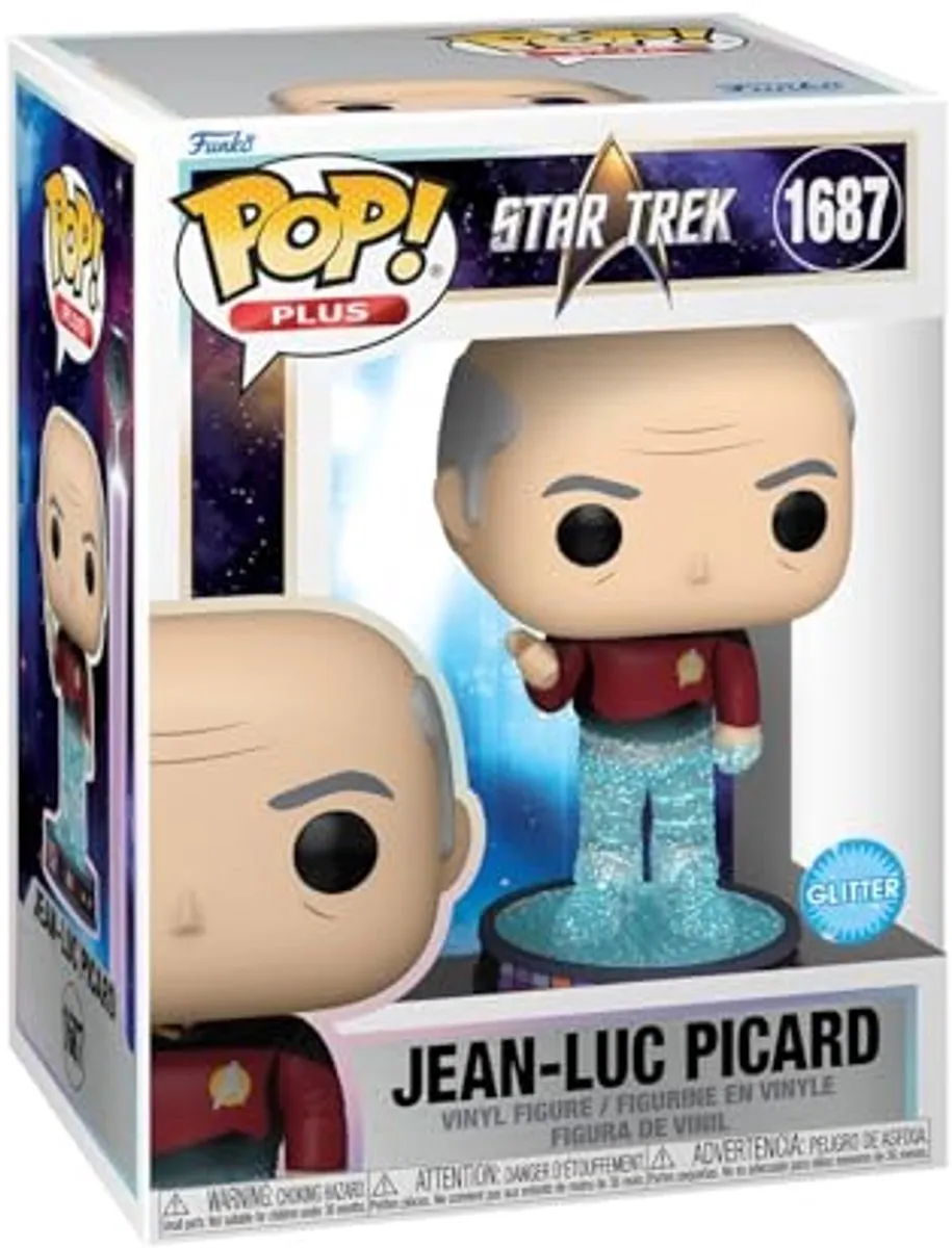 Funko Pop! Star Trek Jean-Luc Picard Transporter Glitter #1687