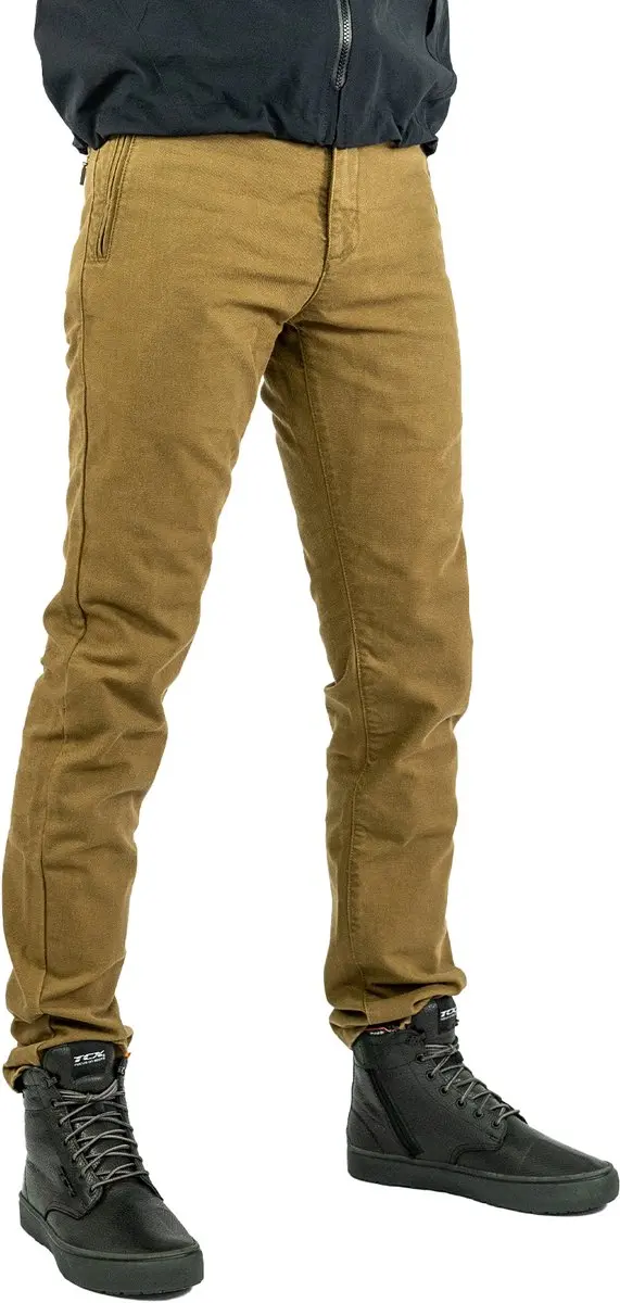 Helstons Corden Katoen Armalith Khaki Motorbroek