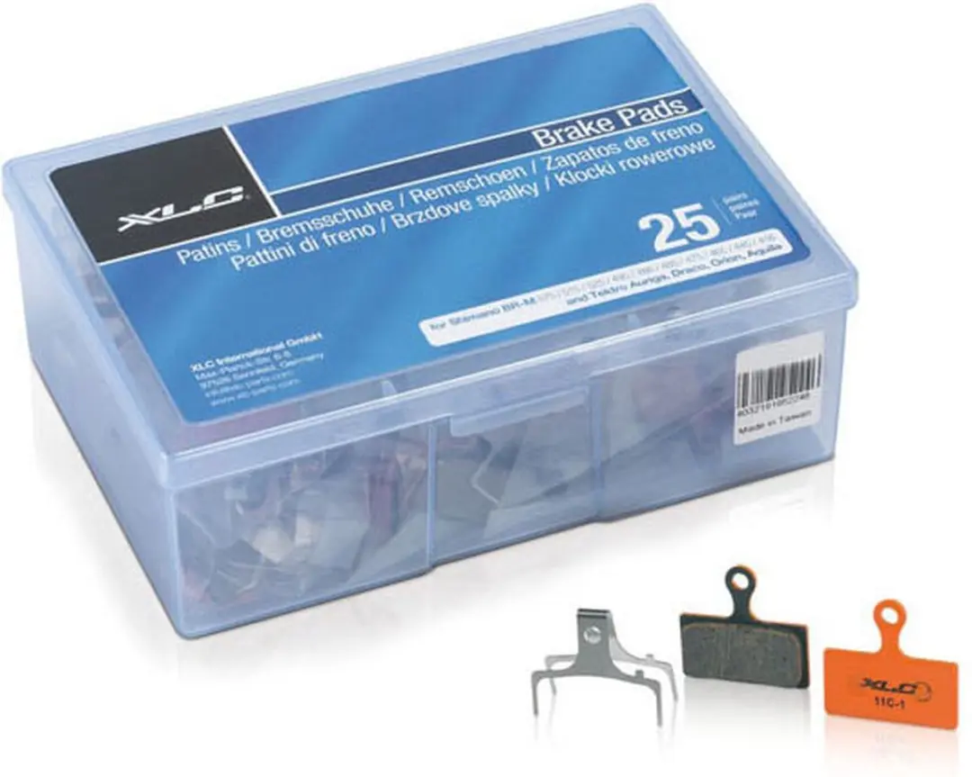 XLC remblok Shimano XTR 2011 (25 stuks) set oranje