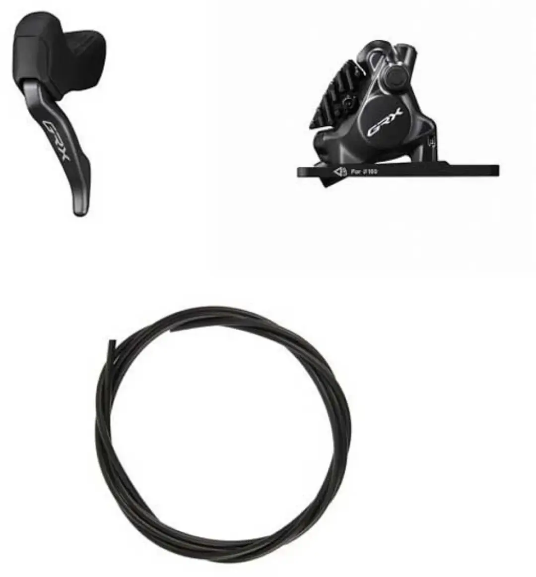 Shimano BL-RX825-L/BR-RX820-F Remset - 160mm - Zilver