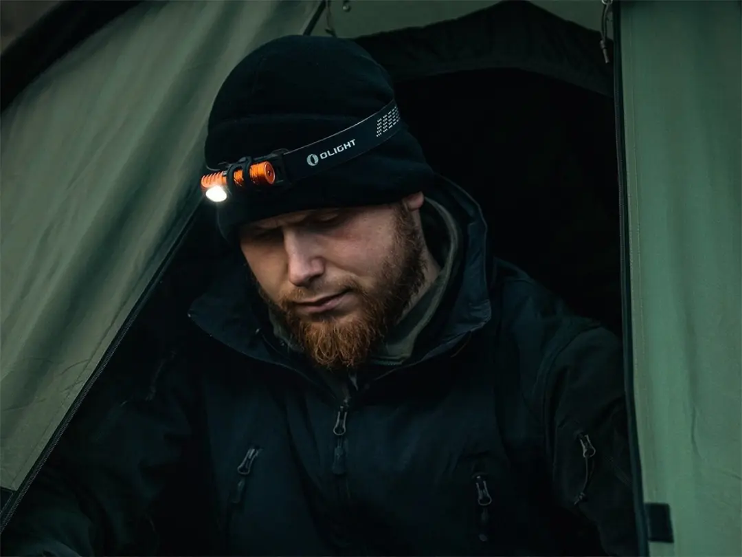 Olight Perun 2 Mini Koplamp - 1100 lm - Oranje - afbeelding 4 van 6