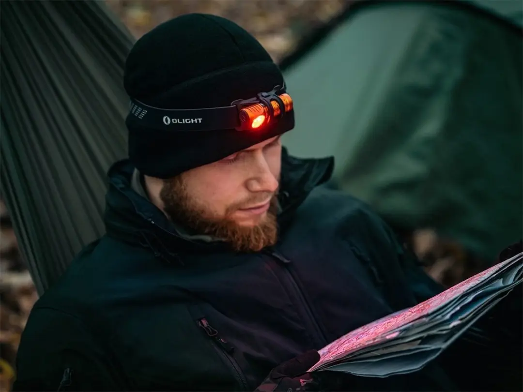 Olight Perun 2 Mini Koplamp - 1100 lm - Oranje - afbeelding 3 van 6