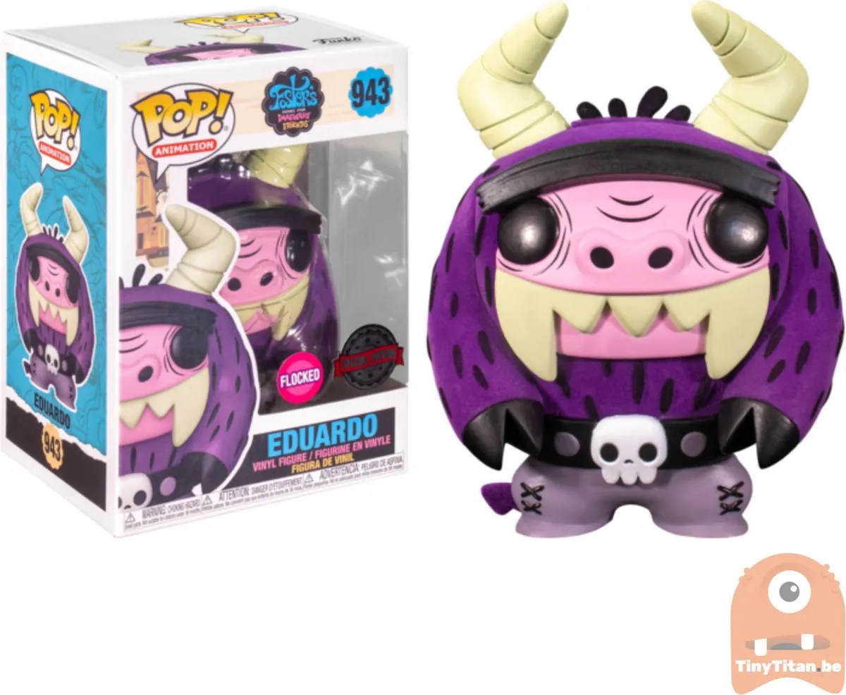 Funko POP! Eduardo Flocked 943 - Foster's Home