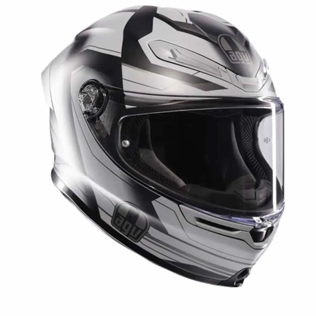 AGV K6 S E2206 Mplk Ultrasonic Matt Zwart Grijs Integraalhelm