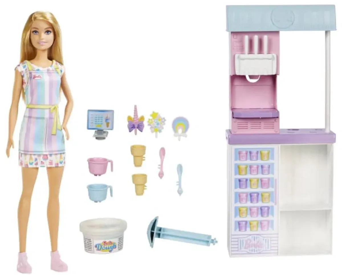 Barbie IJssalon Speelset - Barbiepop