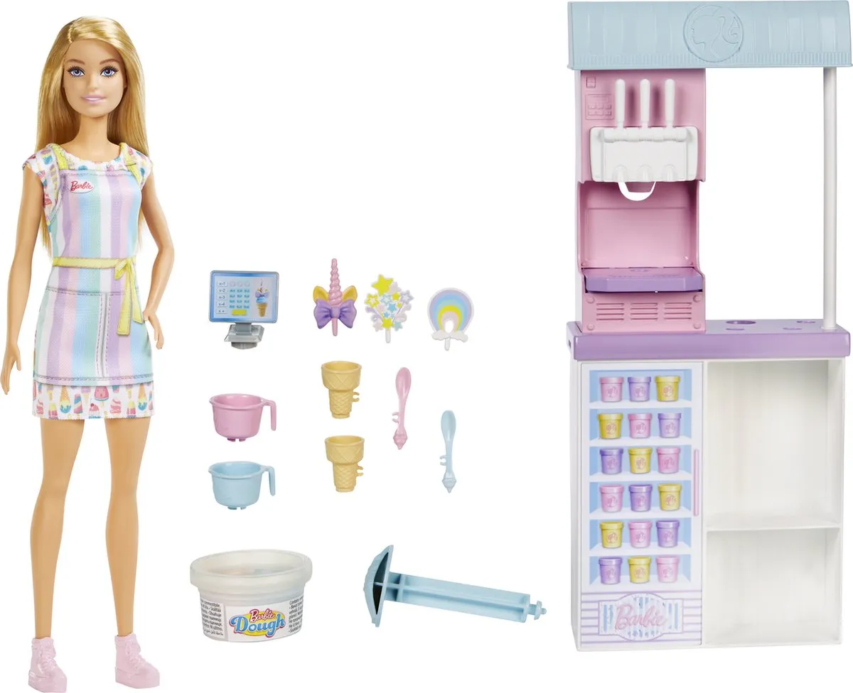 Barbie IJssalon Speelset - Barbiepop