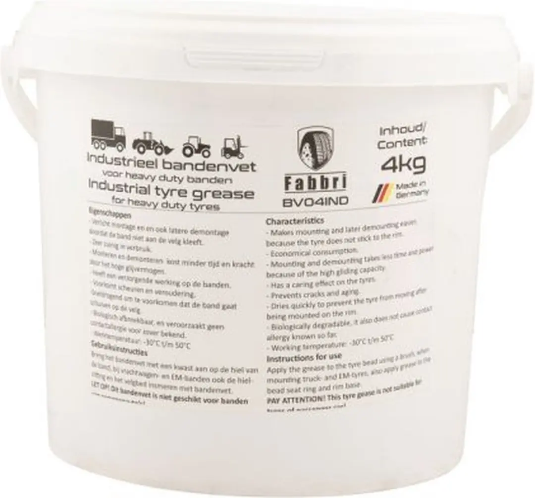 Topgear Universeel Bandenvet 5kg - Wit