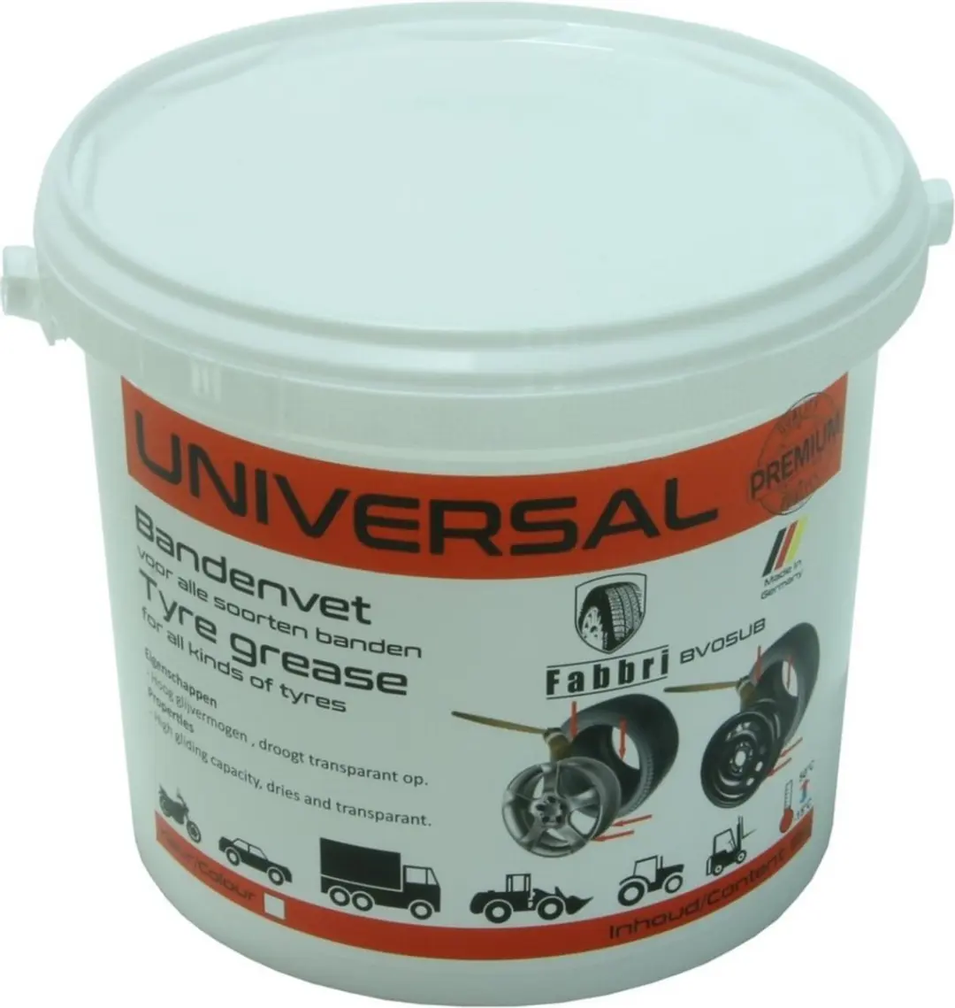 Topgear Universeel Bandenvet 5kg - Wit