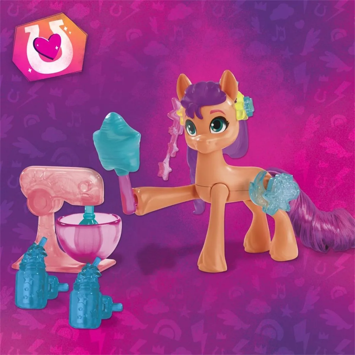 Hasbro Sunny Starscout Cutie Mark Magic Speelfiguur - Multicolor