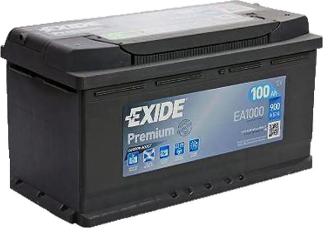 Exide Premium 12v 100ah 900a Afgesloten Loodaccu Transparant