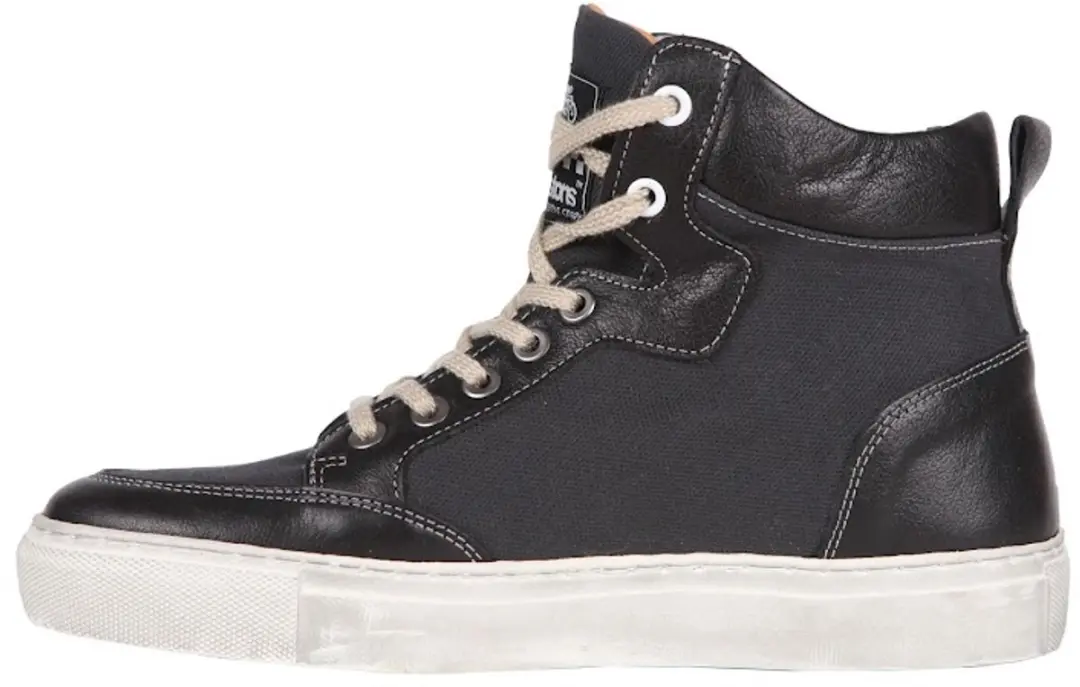 Helstons Kobe Canvas Armalith Leer Grijs Zwart - Maat 42