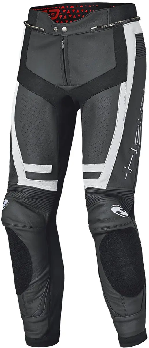 Held Rocket 3.0 Zwart Wit Leren Motorbroek