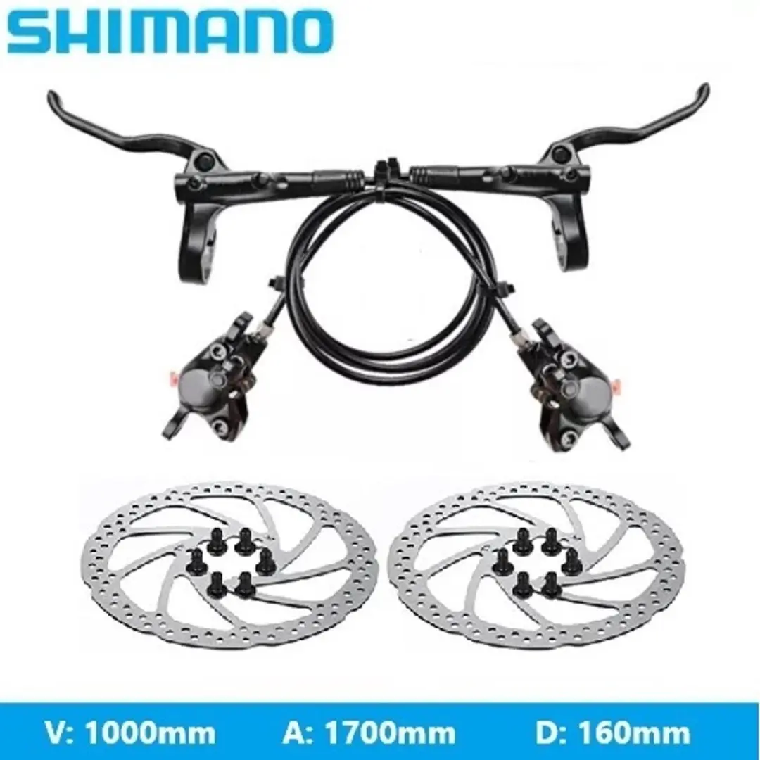 Shimano MT200 Hydraulische Schijfremset - 160mm - Zwart - afbeelding 3 van 3