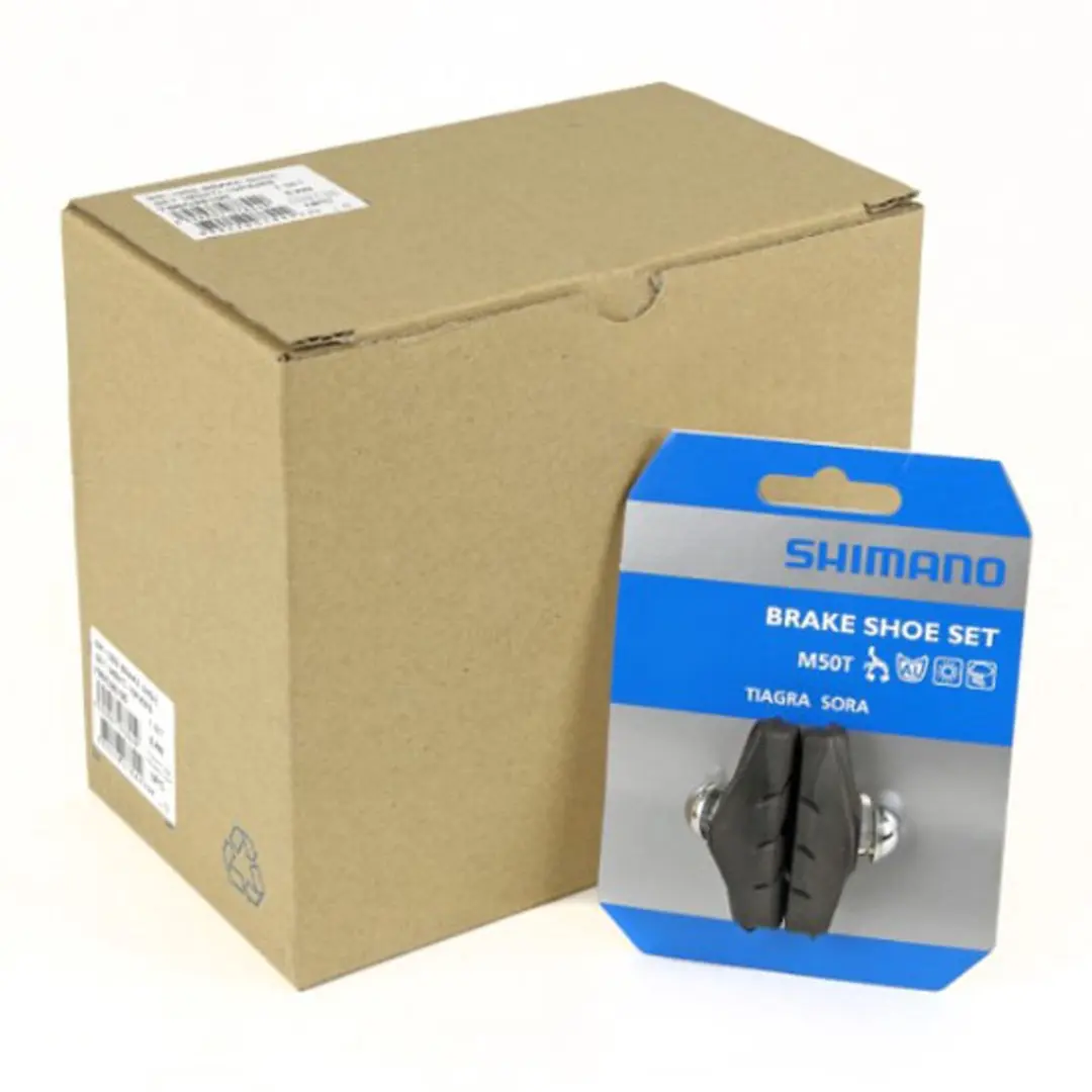 Shimano Remblokken M50T V-Brake 50x12mm - Zwart - afbeelding 6 van 6