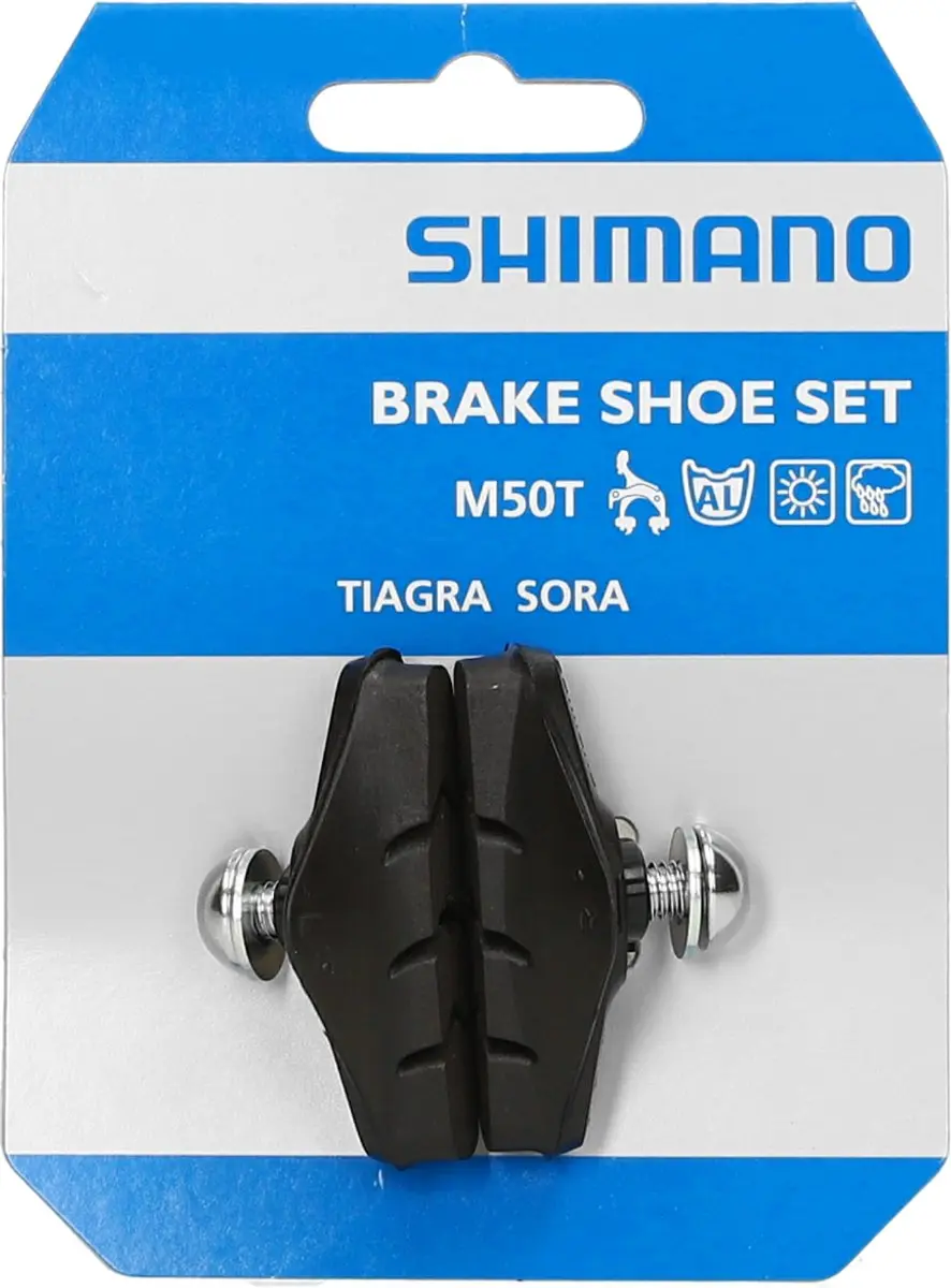 Shimano Remblokken M50T V-Brake 50x12mm - Zwart - afbeelding 2 van 6
