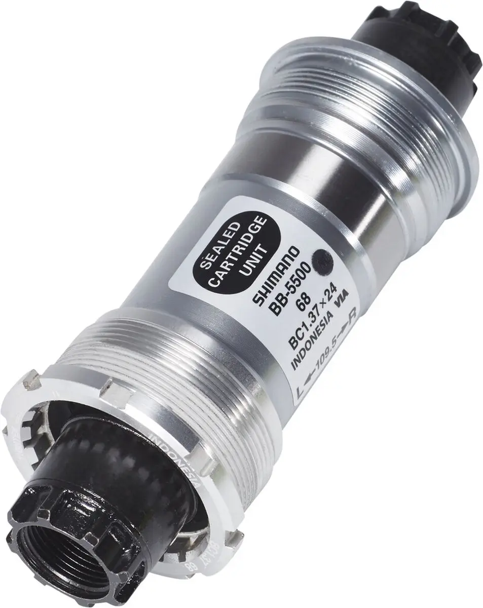 Shimano Octalink 105 BSA Trapaslager 68mm/118mm - Zilver - afbeelding 6 van 6