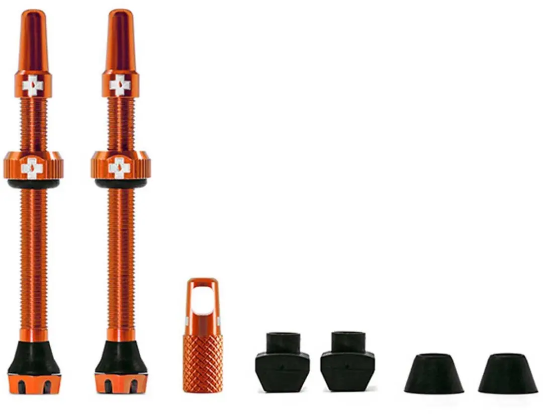 Muc-Off V2 Tubeless Ventielset 60mm - Oranje