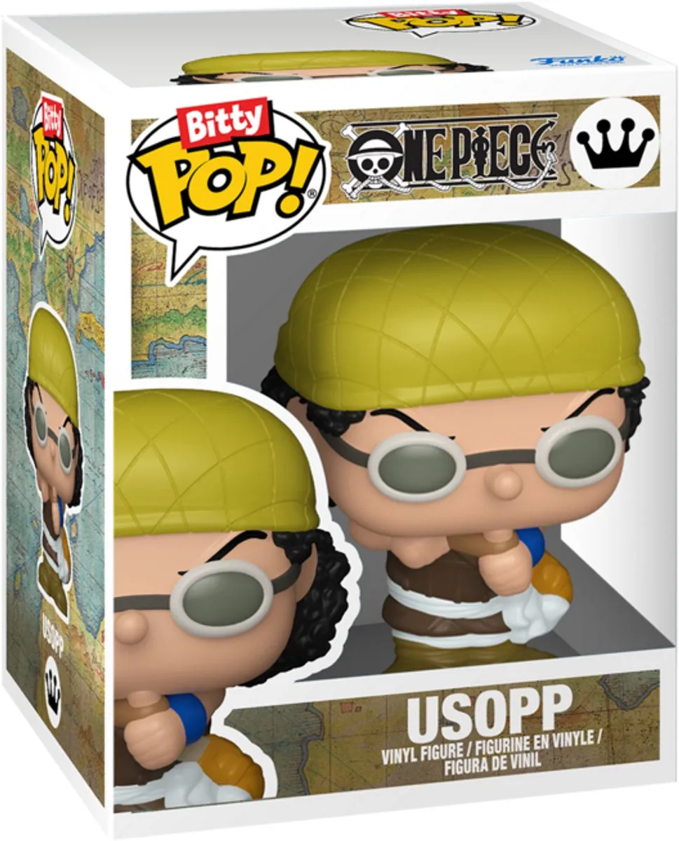 Funko One Piece Usopp Bitty Pop! Vinylfiguurtjes - 4 Stuks