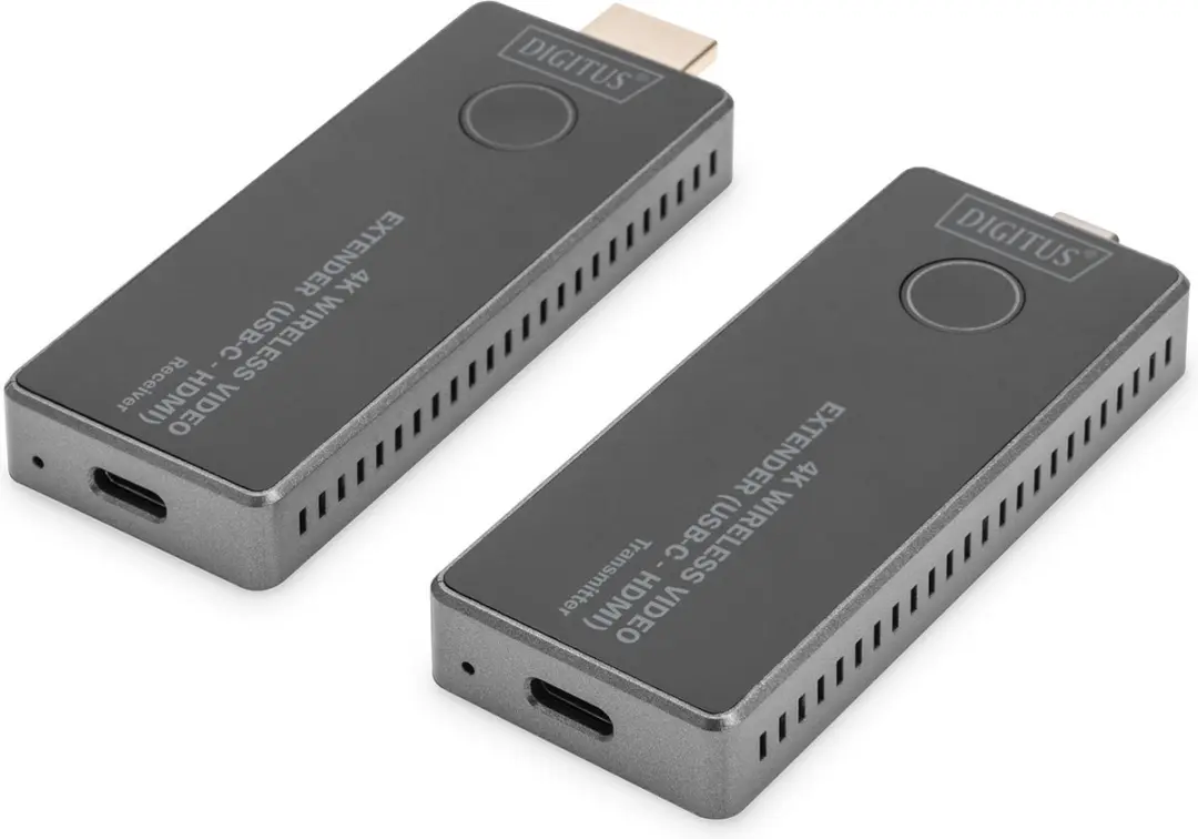 Digitus DS-55324 AV Extender - 2 Stuks - Grijs