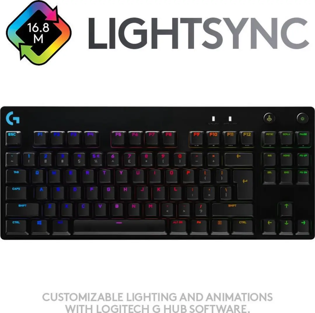 Logitech G PRO Mechanisch Toetsenbord AZERTY - Zwart - afbeelding 4 van 6