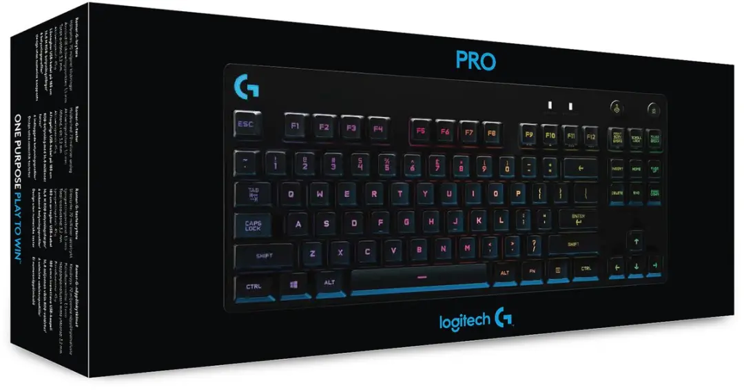 Logitech G PRO Mechanisch Toetsenbord AZERTY - Zwart - afbeelding 5 van 6