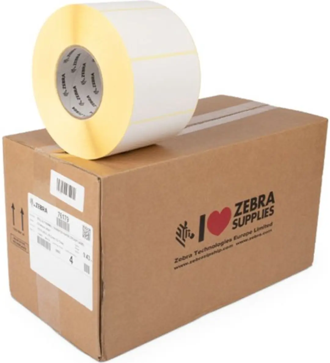 Zebra Z-Perform 1000T Labelrol 102x64mm - 4 Stuks - Zwart - afbeelding 3 van 5
