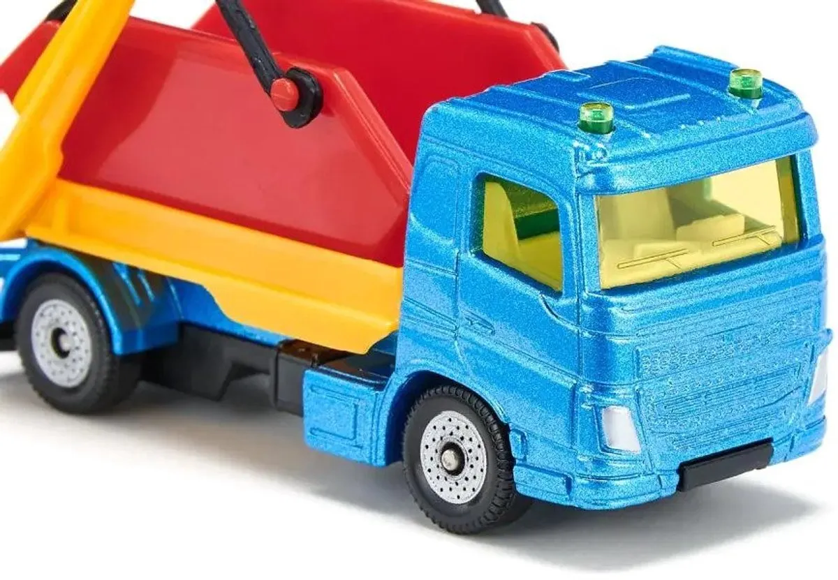 SIKU 1695 Vrachtwagen met Kiepbak & Aanhangwagen - Meerkleurig