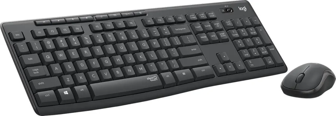 Logitech MK295 Draadloos Toetsenbord & Muis - AZERTY - Donkergrijs