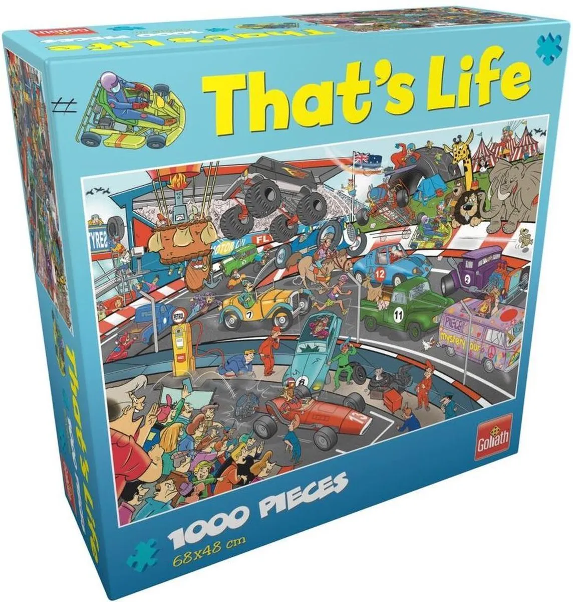 Goliath That's Life Puzzel-Car Race 1000 Stuks
