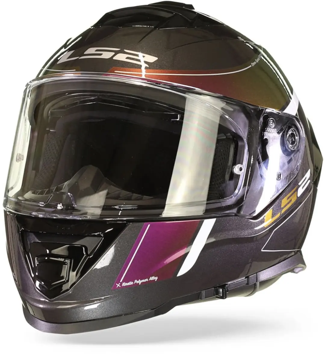 LS2 FF800 Storm Velvet Zwart Rainbow Integraalhelm