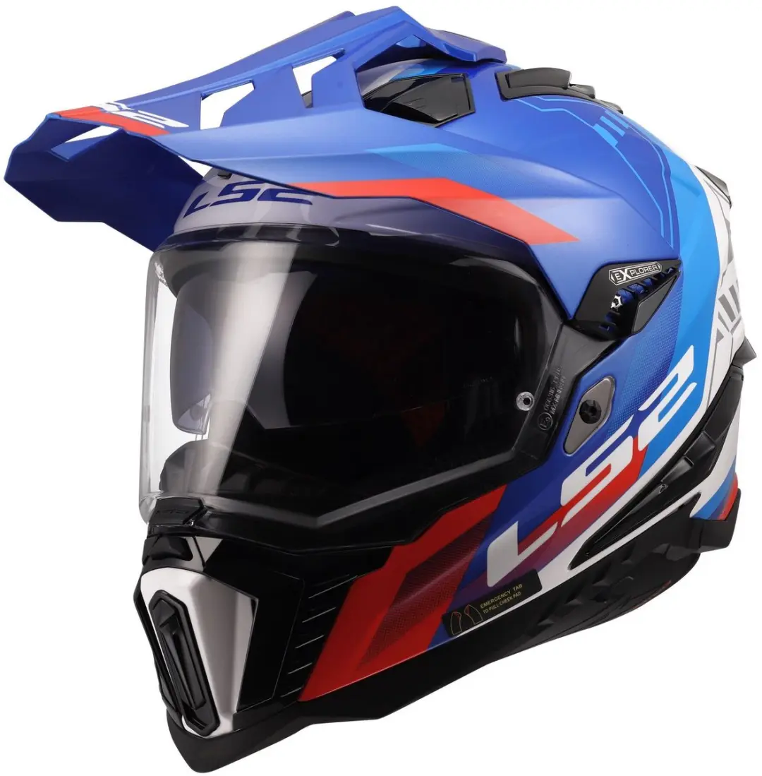 LS2 Explorer Hexa MX701 Helm - XS - Meerkleurig