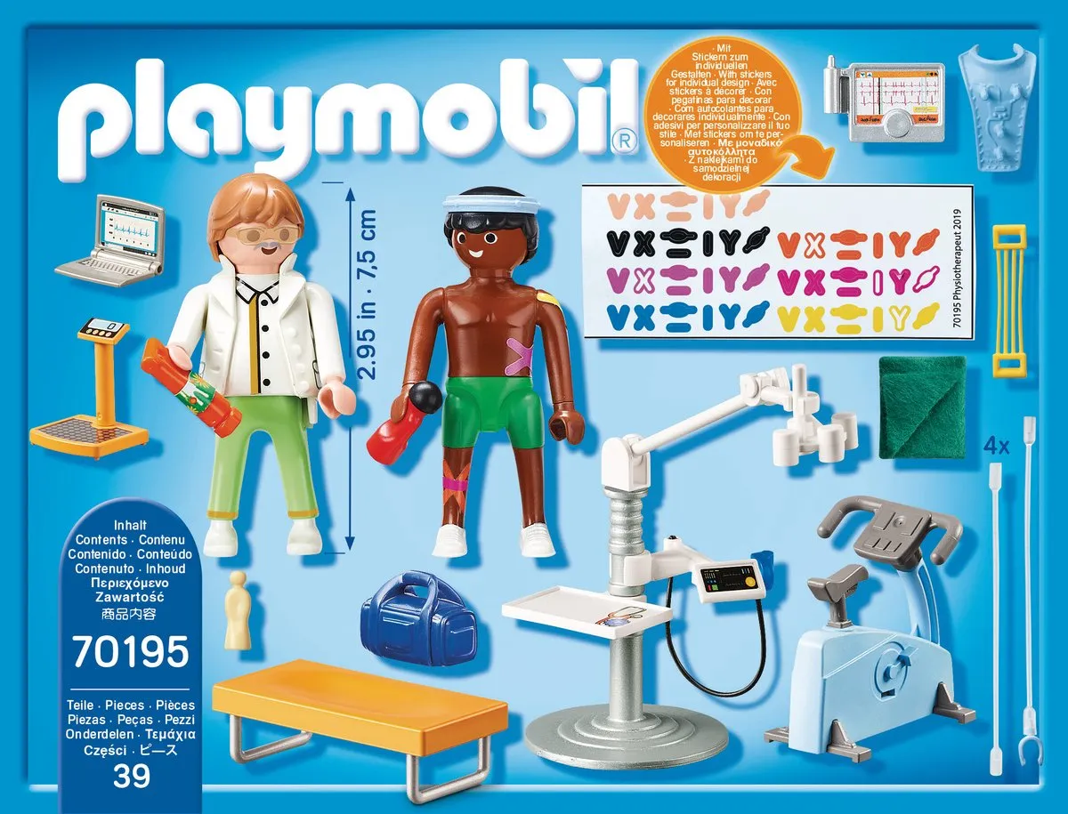 Playmobil City Life Praktijk Fysiotherapeut 70195 - Multicolor